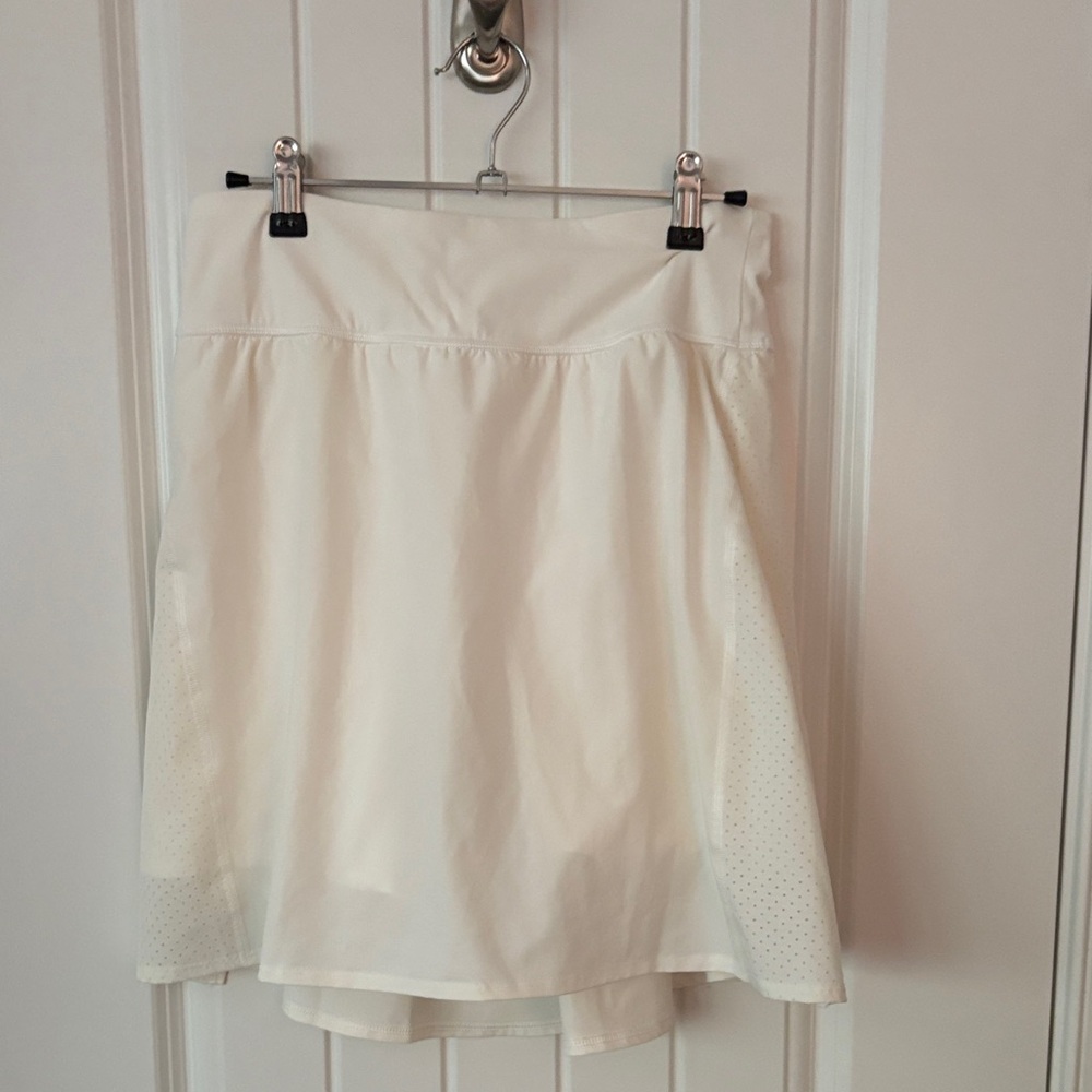 SPANX Cream Mini Skirt